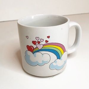 Rainbow Love Vintage Coffee Mug by Russ 1980s